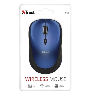 Trust Yvi Wireless Blue Mini Mouse (TRU19663) - Thumbnail