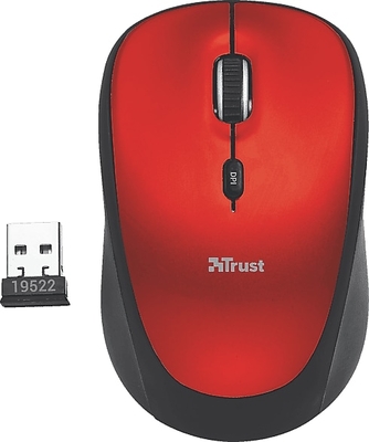 Trust Yvi Wireless Red Mini Mouse (TRU19522) - 1