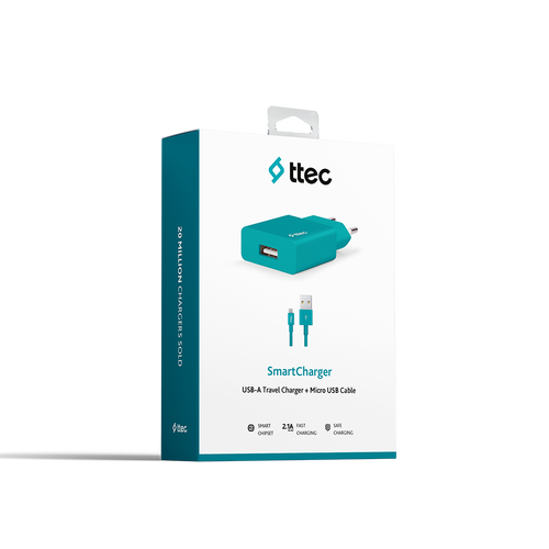 ttec SmartCharger 2.1A Seyahat Şarj Aleti + Micro USB Kablo (2SCS20MTZ) (T16840) - 5