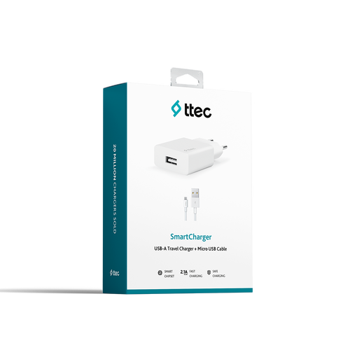 ttec SmartCharger 2.1A Seyahat Şarj Aleti + Micro USB Kablo (2SCS20MB) (T16838) - 5