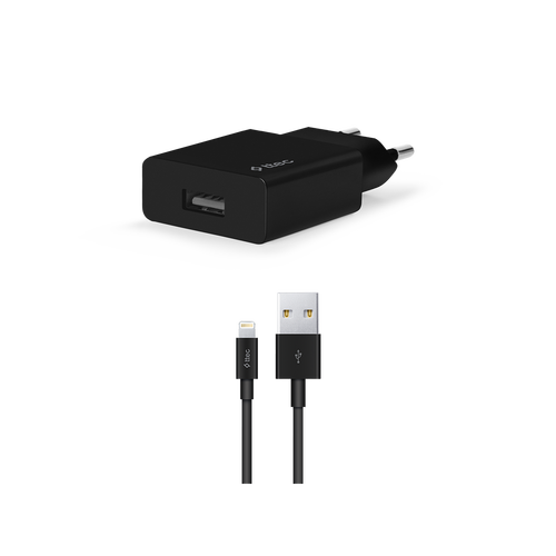 ttec SmartCharger 2.1A Travel Charger + Lightning Cable (2SCS20LS) - 1