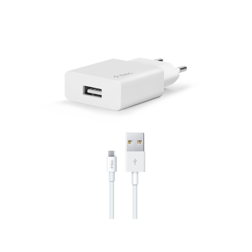 ttec SmartCharger 2.1A Travel Charger + Micro USB Cable (2SCS20MB) - 1