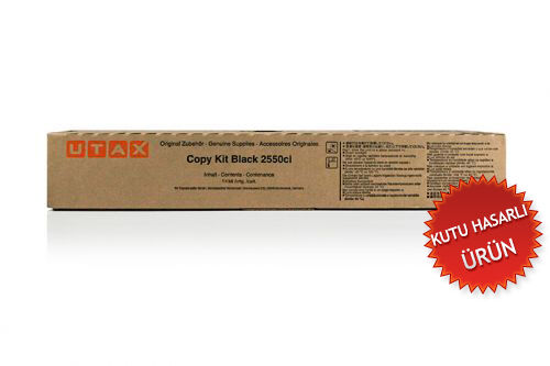 Utax 2550ci Black Original Fotocopy Toner (Damaged Box) - 1