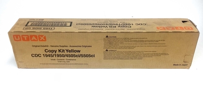 UTAX - Utax 654510016 Yellow Orginal Toner - CDC 1945, CDC 1950, DCC 2945, 2950, DCC 4505ci, 5505ci