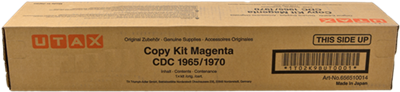 UTAX - Utax 656510014 Magenta Original Toner - CDC 1965 / CDC 1970