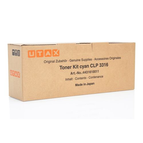 Utax CLP-3316 Cyan Original Toner (4431610011) - 1