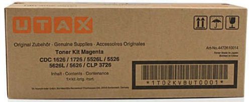 Utax CLP-3726, CDC-1626 / 1726 / 5526L/ 5626 Magenta Original Toner - Triumph Adler DCC-2626 / 2726 - 1