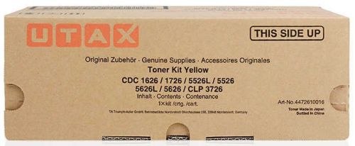 Utax CLP-3726, CDC-1626 / 1726 / 5526L/ 5626 Sarı Orjinal Toner Triumph Adler DCC-2626 / 2726 (4472610016) (T9485) - 1