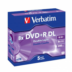 Verbatım CD+R DL 8x 8.5GB 5 Pack