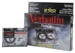 Verbatim DC-2120 QIC-80 120 MB Data Kartuşu (T1086) - 1