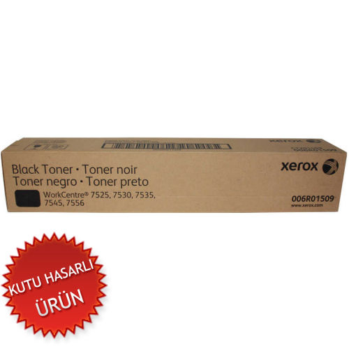 Xerox 006R01509 Black Original Toner - 7525 / 7530 (Damaged Box) - 1