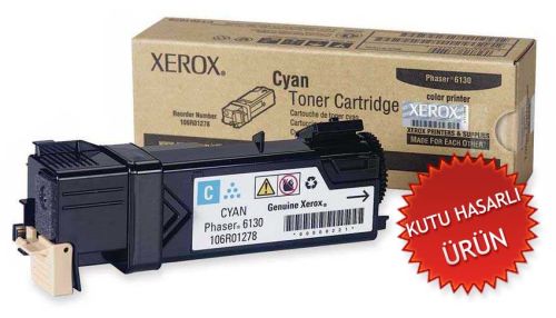 Xerox 106R01282 Cyan Original Toner - Phaser 6130 (Damaged Box)