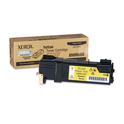 Xerox 106R01333 Yellow Original Toner - Phaser 6125N