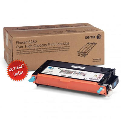 Xerox 106R01400 Cyan Original Toner High Capacity - Phaser 6280 (Without Box) 