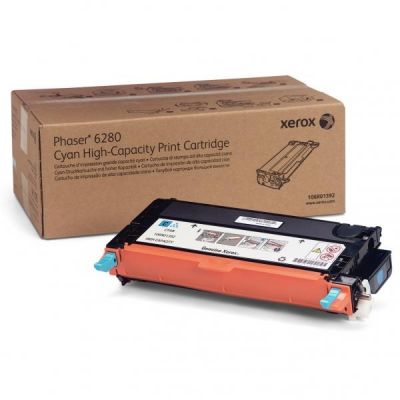 Xerox 106R01400 Cyan Original Toner High Capacity - Phaser 6280 