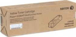 XEROX - Xerox 106R01458 Yellow Original Toner - Phaser 6128N 