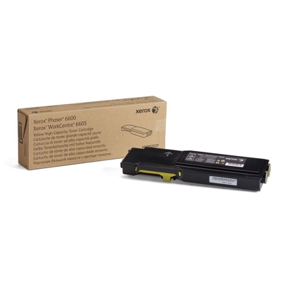 XEROX - Xerox 106R02227 Yellow Original Toner High Capacity - Phaser 6600 / WorkCentre 6605