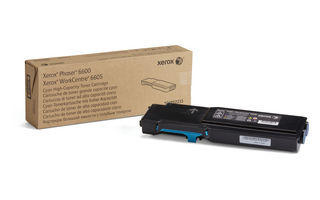 Xerox 106R02233 Cyan Original Toner High Capacity - Phaser 6600 