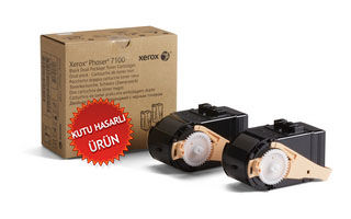 Xerox 106R02623 Black Original Toner Dual Pack High Capacity - Phaser 7100 (Damaged Box) - 1