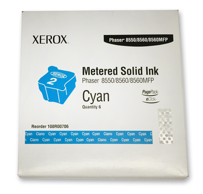 Xerox 108R00706 Cyan Original Toner - 8550 / 8560MFP 