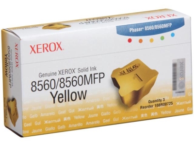 Xerox 108R00725 Yellow Solid Ink Toner 6Pk - Phaser 8560 