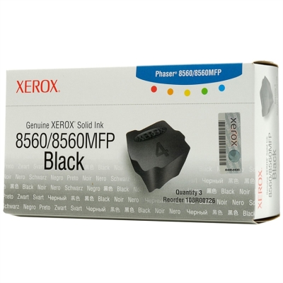 Xerox 108R00726 Black Solid Ink Toner 3Pk - Phaser 8560 