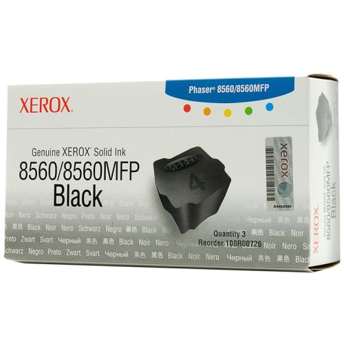 Xerox 108R00726 Black Solid Ink Toner 3Pk - Phaser 8560 - 1