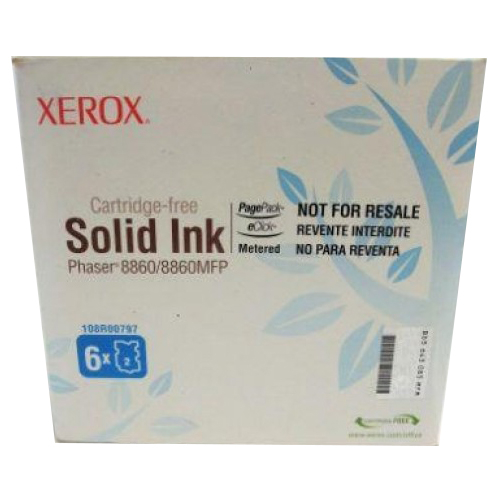 Xerox 108R00797 Cyan Metered Original Toner - Phaser 8860