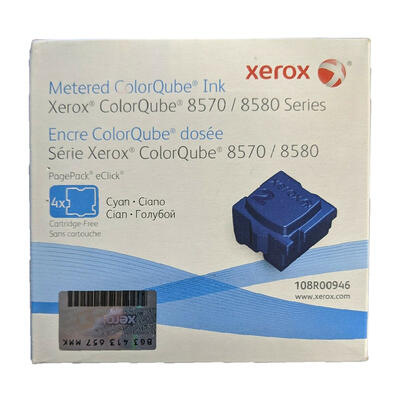 Xerox 108R00946 Cyan Original Toner 4Pk - ColorQube 8570 