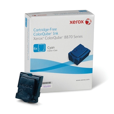 XEROX - Xerox 108R00950 Cyan Original Toner 6 Pack - Colorqube 8870