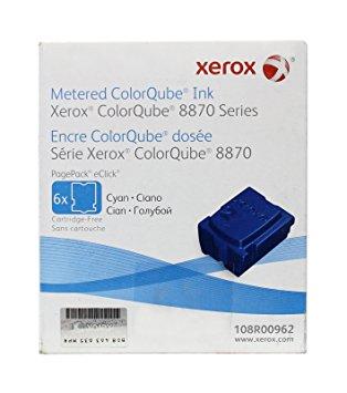 Xerox 108R00962 Cyan Original Toner 6Pk - ColorQube 8870 