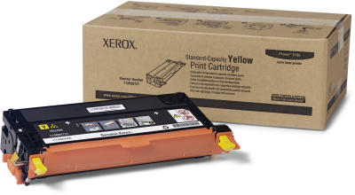 XEROX - Xerox 113R00721 Yellow Original Metered Toner Standard Capacity - Phaser 6180