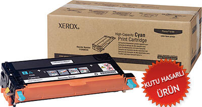 Xerox 113R00723 Cyan Original Toner High Capacity - Phaser 6180 (Damaged Box) 